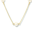 14K geelgoud collier parel 40 - 42 - 44 cm 4023707