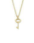 14K geelgoud collier sleutel 40 - 42 - 44 cm 4023827