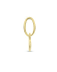 14K geelgoud hanger rond 4023837