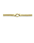 14K geelgoud collier gourmette 5,8 mm 45 cm met groot springslot 4023870