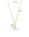 14K geelgoud collier slot 40 - 42 - 44 cm 4023931