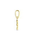 14K geelgoud hanger voetje 4024402