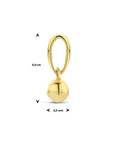 14K geelgoud hanger bolletje 4024404