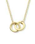 14K geelgoud collier rondjes 40 - 42 - 44 cm 4024413