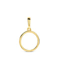 14K geelgoud hanger rondje 4028288