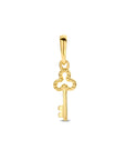 14K geelgoud hanger sleutel 4024441