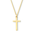 14K geelgoud collier kruis 40 - 42 - 44 cm 4024446