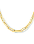 14K geelgoud collier anker en paperclip 3,5 mm 40 - 42 - 44 cm 4024462