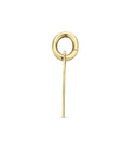 14K geelgoud graveerhanger rond 4024542