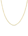 14K geelgoud collier anker met tussenstuk 36 - 38 cm 4024677