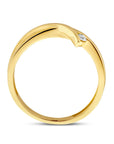 14K Geelgoud Ring Diamant 0.06Ct H Si 4024691