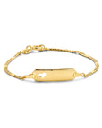 14K Geelgoud Graveerarmband Hart Plaat 5,5 mm 4025190