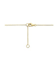 14K geelgoud collier natuurlijke kleurstenen 42 - 45 cm 4024770