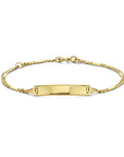 14K Geelgoud Graveerarmband Plaat 5,0 mm 4024808