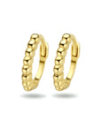 14K geelgoud klapoorringen bolletjes 10 mm - 4024839