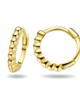 14K geelgoud klapoorringen bolletjes 10 mm - 4024839