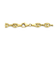 14K geelgoud collier koffieboon 5,8 mm 43 cm 4025121