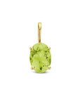 14K geelgoud hanger peridot 4025140