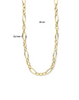 14K geelgoud collier anker 9,2 mm 45 cm 4025152