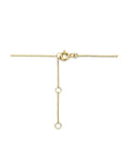 14K geelgoud collier hart slot en sleutel 40 - 42 - 44 cm 4025171