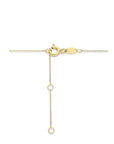 14K geelgoud collier hart parelmoer 40 - 42 - 44 cm 4025193