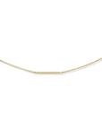 14K geelgoud collier balkjes 43 - 45 cm 1,3 mm 4025199