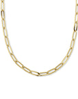 14K geelgoud collier paperclip platte buis 5,0 mm 44 cm 4025208