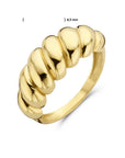 14K Geelgoud Ring Gedraaid 4025436