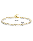 14K Geelgoud Armband Parels En Bolletjes 3,3 Mm 16 + 2 Cm 4025916