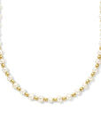 14K geelgoud collier parels en bolletjes 3,3 mm 41 + 4 cm 4025917