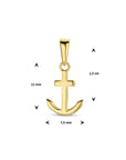 14K geelgoud hanger anker 4025931