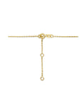 14K geelgoud collier bolletjes gediamanteerd 2,5 mm 40 - 42 - 44 cm 4026538