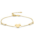 14K Geelgoud Armband Hart En Infinity 15,5 - 17 - 18,5 Cm 4026541