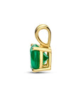 14K geelgoud hanger groen agaat 4026971