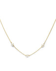 14K geelgoud collier parel 40 - 42 - 44 cm 4027844