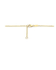 14K geelgoud collier hart parelmoer 40 - 42 cm 4028543