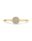 14K Geelgoud Ring Diamant 0.09Ct H Si 4028655