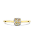 14K Geelgoud Ring Diamant 0.12Ct H Si 4028669