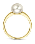 14K Geelgoud Ring Parel Gescratcht 4028700