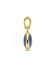 14K geelgoud hanger blauw kwarts 4028791