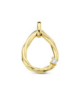 14K geelgoud hanger diamant 0.05ct h si 4028830