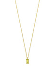 14K geelgoud collier peridot 41 - 43 - 45 cm 4028872