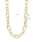 14K geelgoud collier 16 mm 46 cm 4029106