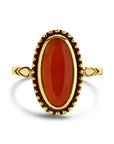 14K Geelgoud Vintage Ring Carneool 4029258