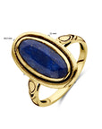 14K Geelgoud Vintage Ring Lapis 4029278