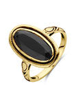 14K Geelgoud Vintage Ring Onyx 4029282