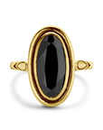 14K Geelgoud Vintage Ring Onyx 4029282