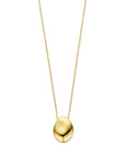 14K geelgoud collier druppel 1,1 mm 42 - 45 cm 4029309