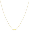 14K geelgoud graveercollier plaat 16 mm 41 + 4 cm 4029347