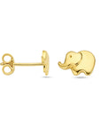 14K Geelgoud Oorknoppen Olifant 5 Mm 4031844